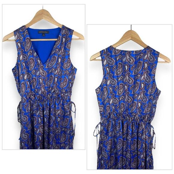 Banana Republic Indigo Paisley Maxi Dress - Picture 9 of 12